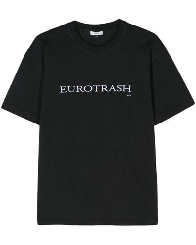Eytys Camiseta Leon con logo bordado - Negro