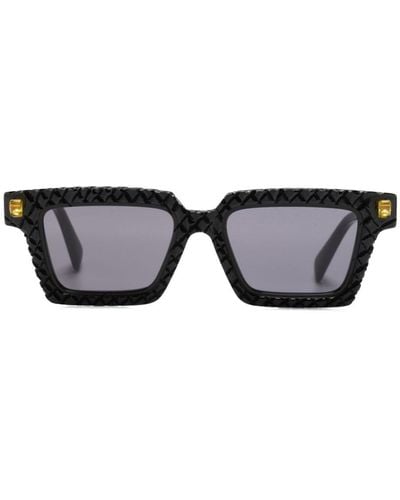 Kuboraum Q2 Rectangle-frame Sunglasses - Black