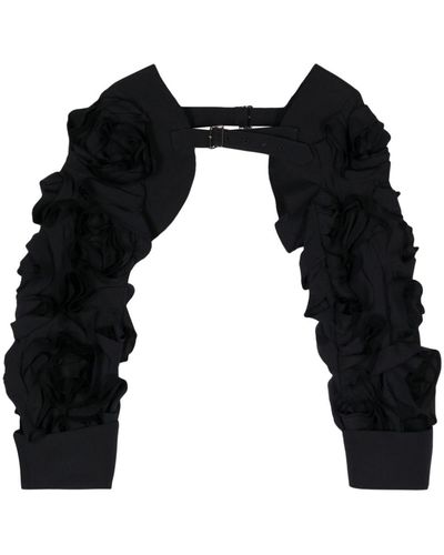 Comme des Garçons Ruffled Detachable Sleeves - Black
