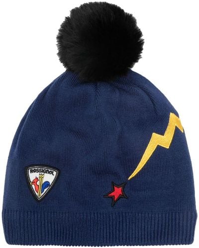 Rossignol Mütze mit Logo-Patch - Blau