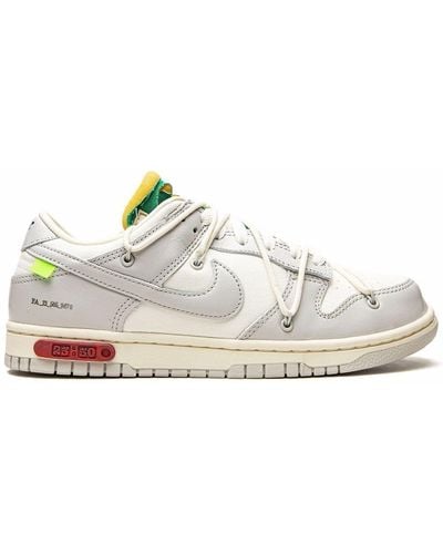 NIKE X OFF-WHITE Dunk Low Sneakers - Gray