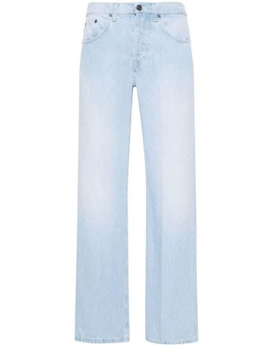 Dondup Jacklyn Mid-rise Wide-leg Jeans - Blue
