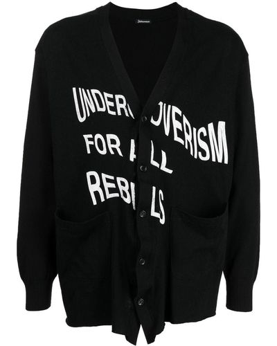 Undercoverism Vest Met V-hals - Zwart