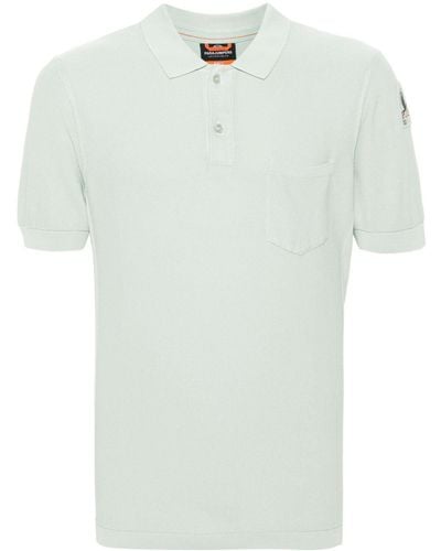 Parajumpers Logo-appliqué Polo Shirt - White