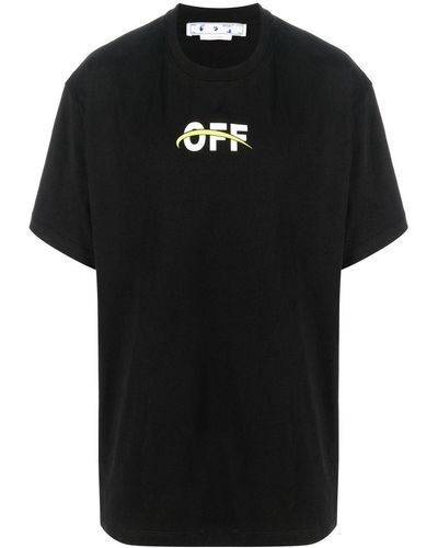 Off-White c/o Virgil Abloh T-shirt à imprimé graphique - Noir