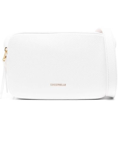 Coccinelle Small Gleen Cross Body Bag - White