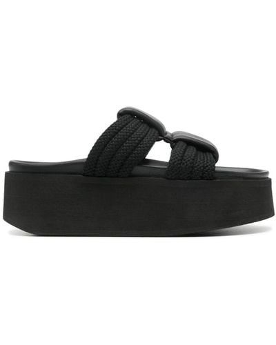 Inuikii Cord Athena 40mm slippers - Noir