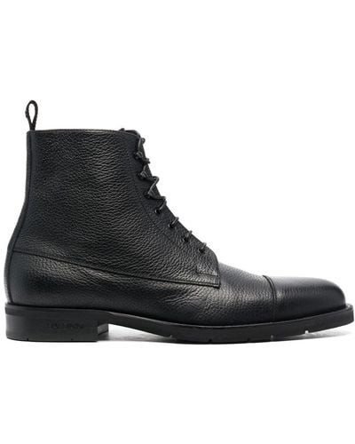 Baldinini Leather Ankle Boots - Black
