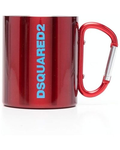 DSquared² D-ring Handle Mug - Red