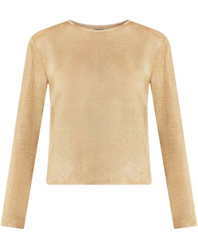 Tom Ford Crew-neck Jersey T-shirt - Natural