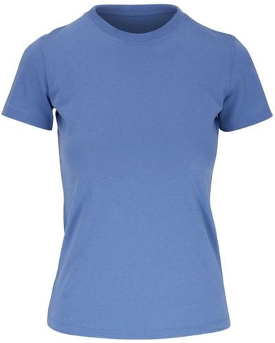 Vince Crew-neck Cotton T-shirt - Blue