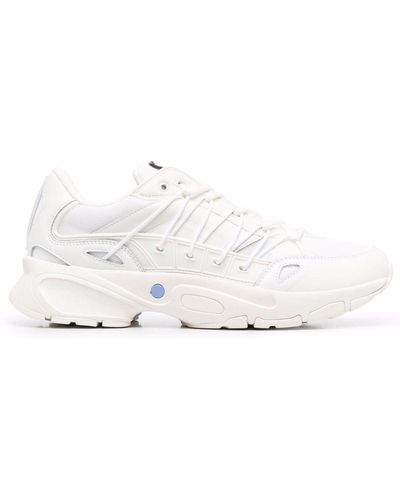 McQ Panelled Lace-up Detail Sneakers - White