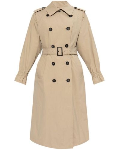 Save The Duck Ember Belted Trench Coat - Natural