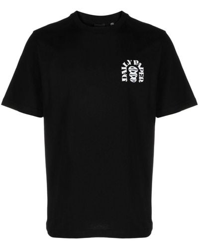 Daily Paper Logo-print Cotton T-shirt - Black