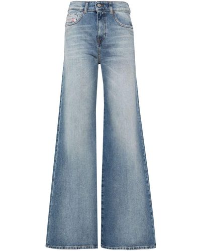 DIESEL 1978 D-Akemi 0dqad Bootcut-Jeans - Blau