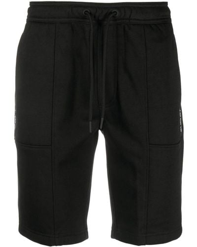 Calvin Klein Logo-print Drawstring Track Pants - Black