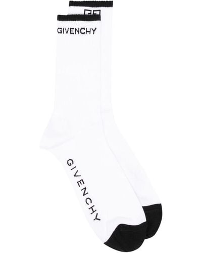 Givenchy Logo-printed Socks - White