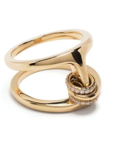 Spinelli Kilcollin X Hoorsenbuhs 18k Yellow Gold Phantom Diamond Ring - Metallic