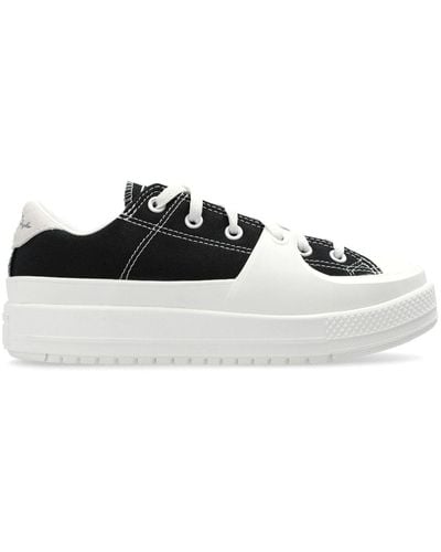Converse Stass Construct Ox Lace-up Trainers - Black