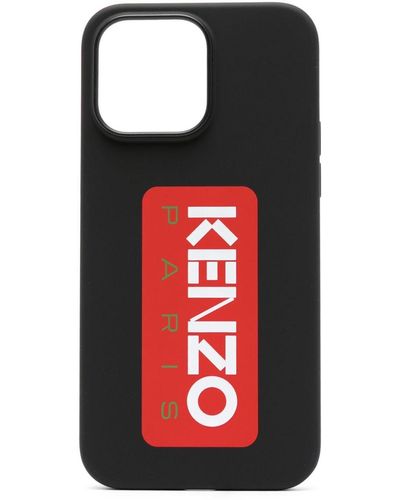 KENZO Logo-embossed Iphone 14 Max Case - Red