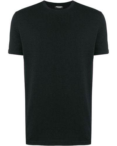 DSquared² Camiseta con logo estampado - Negro