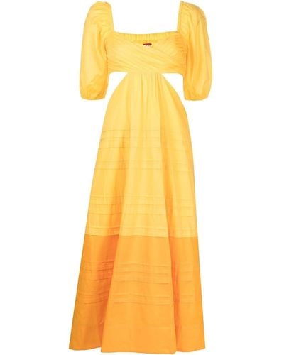 STAUD Carina Dress - Yellow