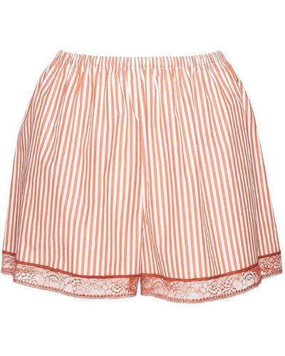 Eres Shorts gessati svasati - Rosa