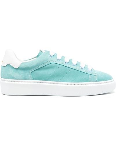 Doucal's Low-top Suede Trainers - Blue