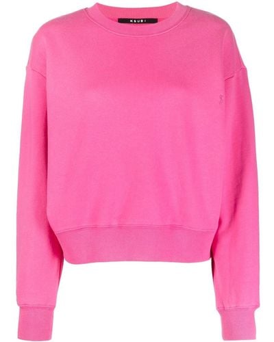 Ksubi Sweatshirt mit rundem Ausschnitt - Pink
