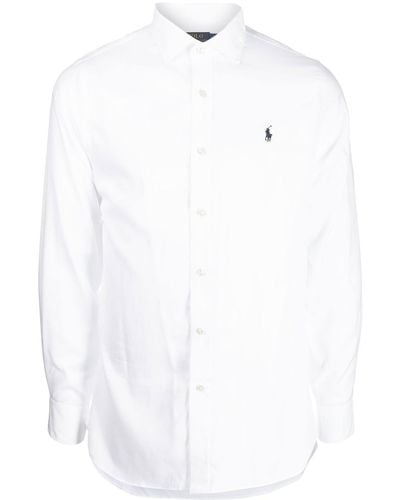 Polo Ralph Lauren Hemd mit Polo Pony - Weiß