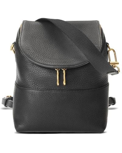 Shinola The Mini Pocket Leather Backpack - Black