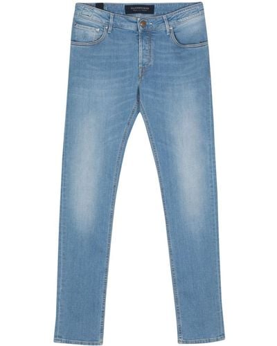 Hand Picked Slim-fit Jeans - Blauw