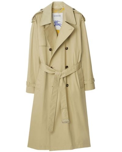 Burberry Long Castleford Trench Coat - Natural