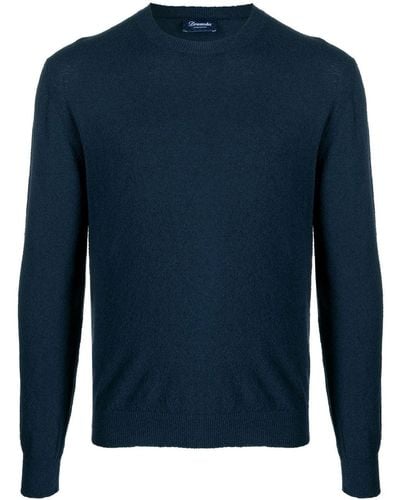 Drumohr ロングスリーブ セーター - ブルー