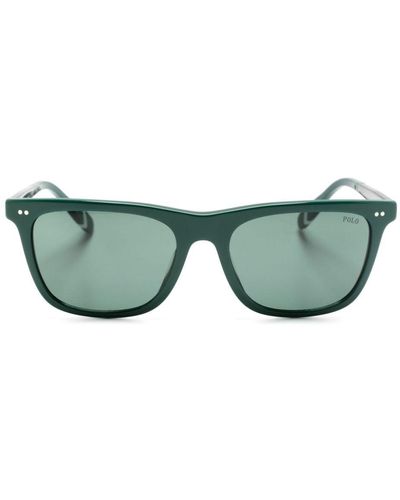 Polo Ralph Lauren Tortoiseshell Square-frame Sunglasses - Green