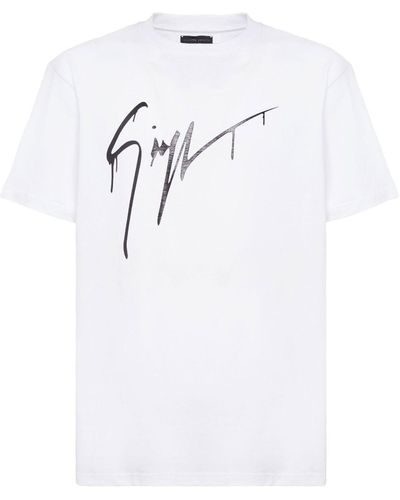 Giuseppe Zanotti ロゴ Tシャツ - ホワイト
