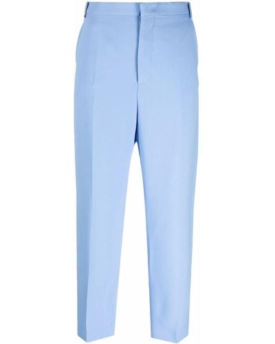N°21 Pantalon de tailleur à plis marqués - Bleu