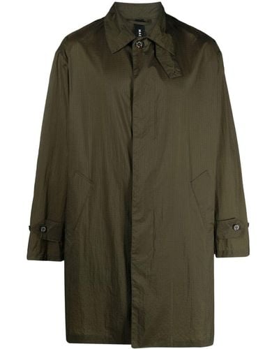 Mackintosh Soho Packable Ripstop Raincoat - Green