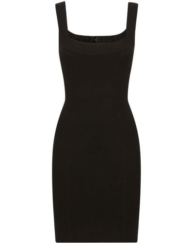 Dolce & Gabbana Mouwloze Mini-jurk - Zwart