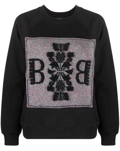 Barrie Sweater Met Logoprint - Zwart