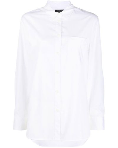 Rag & Bone Klassisches Hemd - Weiß