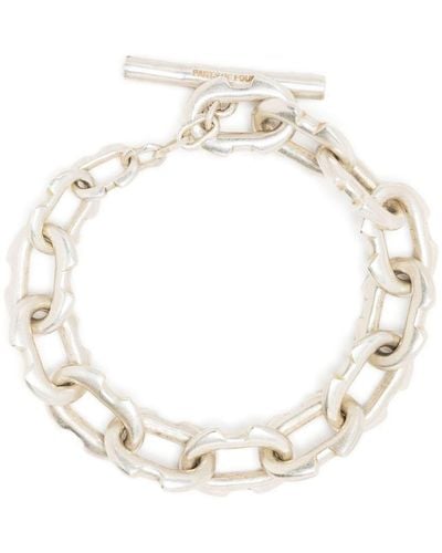 Parts Of 4 Deco Link Toggle Chain Bracelet - Metallic