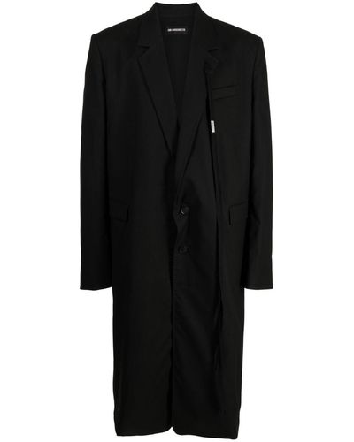 Ann Demeulemeester Tailored Stretch-cotton Jacket - Black