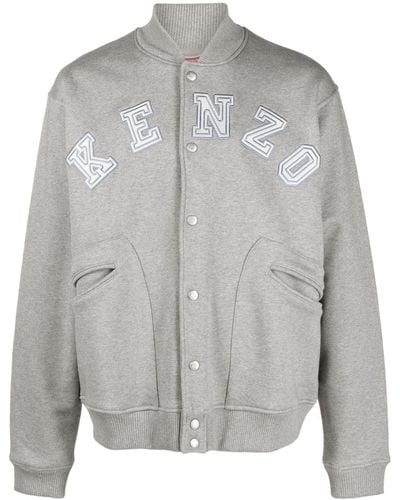 KENZO Academy ロゴ ボンバージャケット - グレー