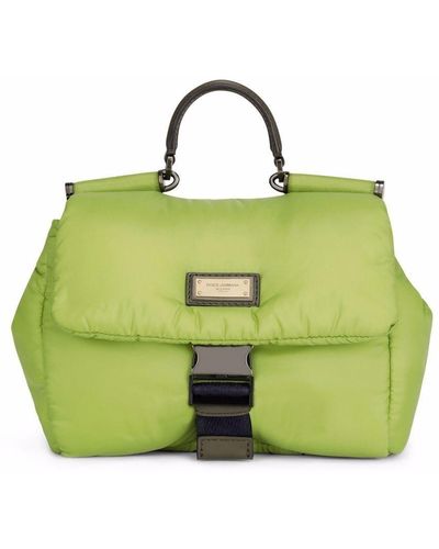 Dolce & Gabbana Sicily Padded Messenger Bag - Green