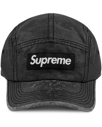 Supreme Washed Cordura Camp Baseball Cap - Gray