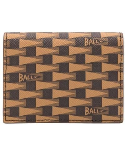 Bally カードケース - ブラウン