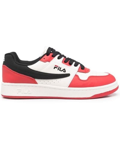 Fila Embroidered Logo Low Top Sneakers - White