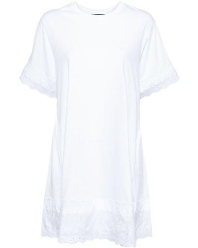 Simone Rocha Cotton T-shirt Dress - White