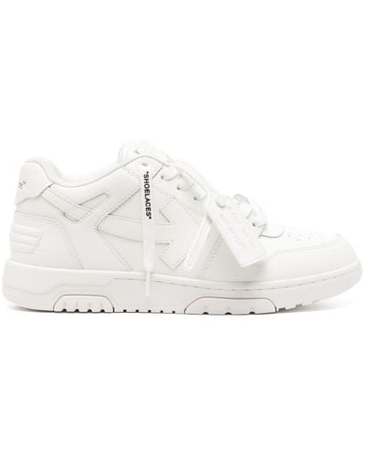 Off-White c/o Virgil Abloh Sneakers Out of Office in pelle - Bianco